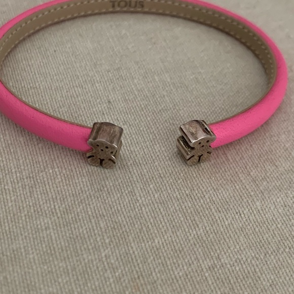 TOUS Silver Leather Bracelet - Picture 6 of 8